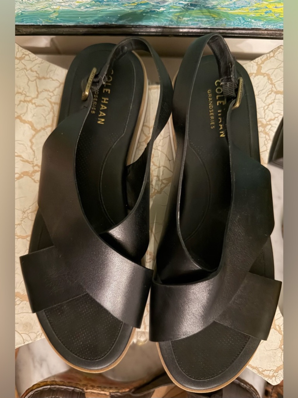 Cole Haan GrandSeries Mira Crossband Sandals - Picture 2 of 7